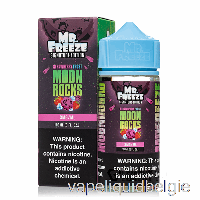 Vape België Moonrocks - Strawberry Frost - Mr Freeze - 100ml 0mg